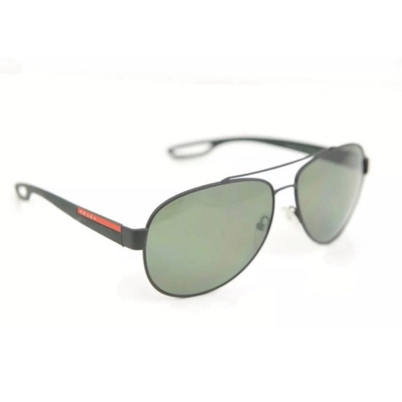 Prada Sport SPS 55Q 62-14 DG0-5X1 140 3P men's aviator sunglasses POLARIZED. - Picture 3 of 6